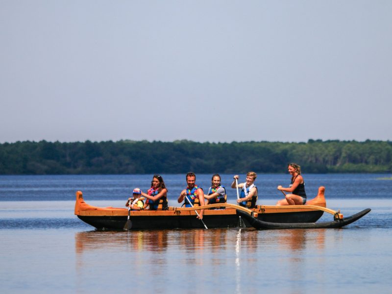 mimizan-tourisme-kayak-paddle-allwater-PIROGUE-famille